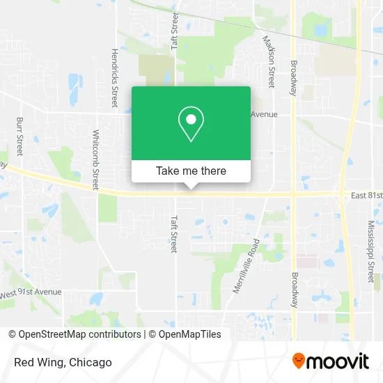 Red Wing map