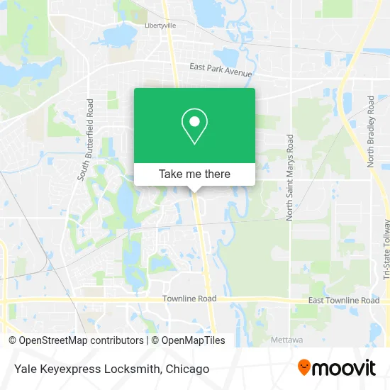 Yale Keyexpress Locksmith map
