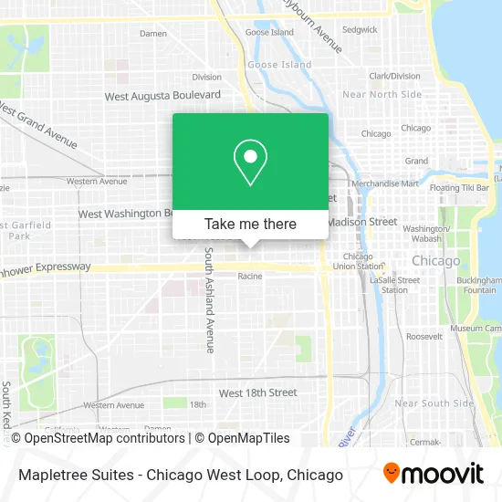 Mapletree Suites - Chicago West Loop map