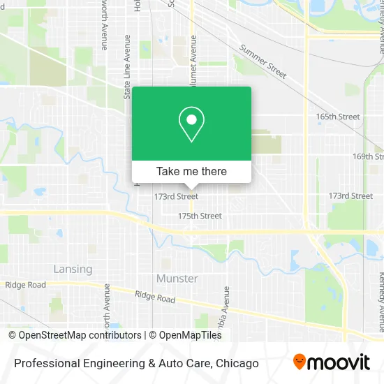 Professional Engineering & Auto Care map