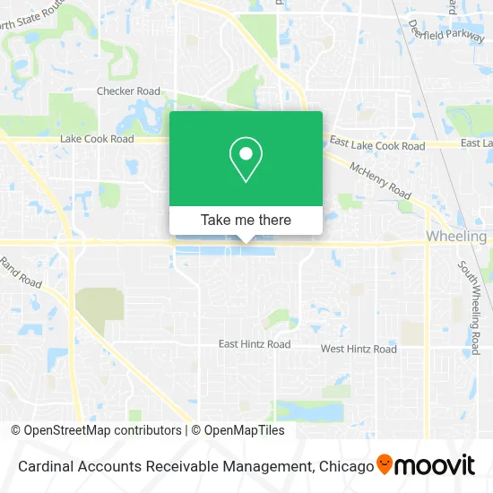 Cardinal Accounts Receivable Management map