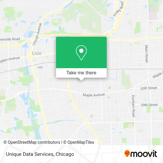 Unique Data Services map