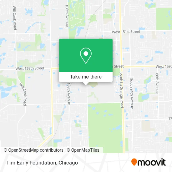 Tim Early Foundation map