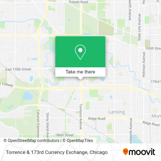 Torrence & 173rd Currency Exchange map