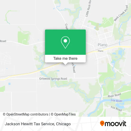 Jackson Hewitt Tax Service map