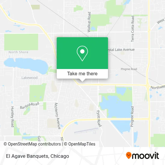 El Agave Banquets map