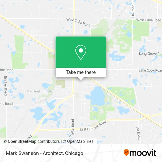 Mark Swanson - Architect map