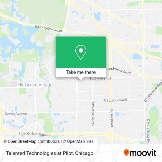 Talented Technologies at Pilot map