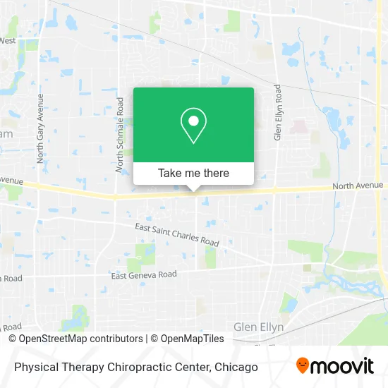 Physical Therapy Chiropractic Center map