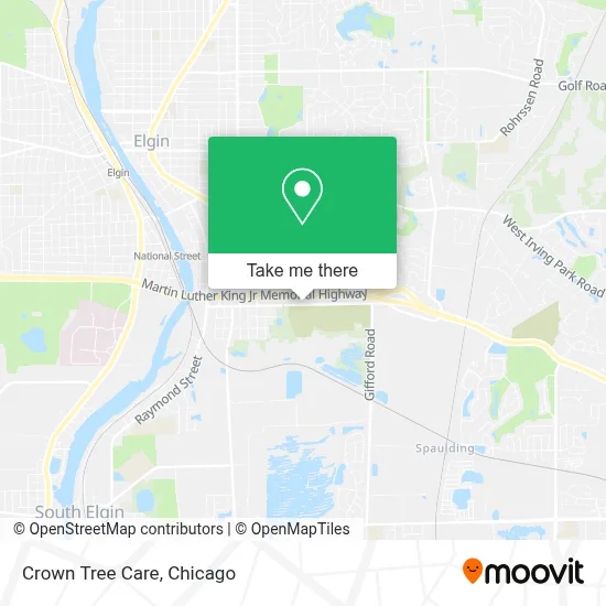 Crown Tree Care map