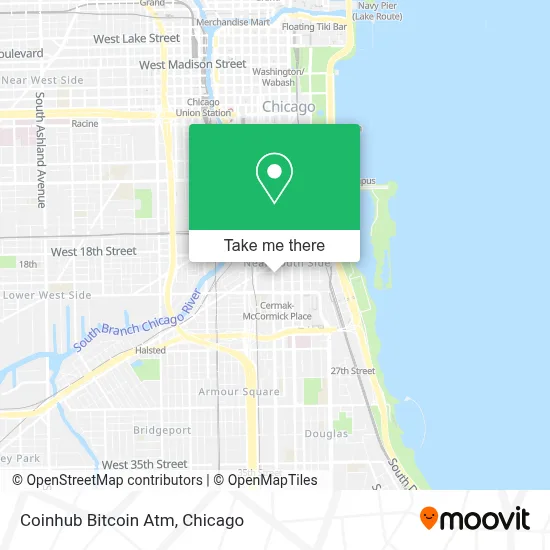 Coinhub Bitcoin Atm map