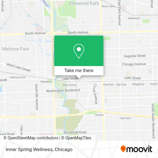 Inner Spring Wellness map