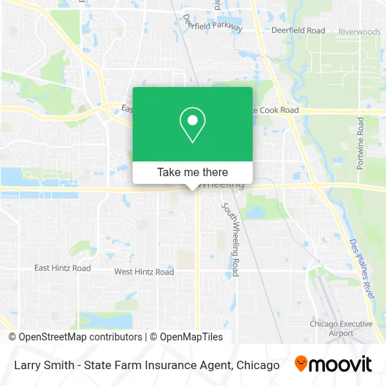 Larry Smith - State Farm Insurance Agent map