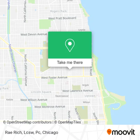 Rae Rich, Lcsw, Pc map