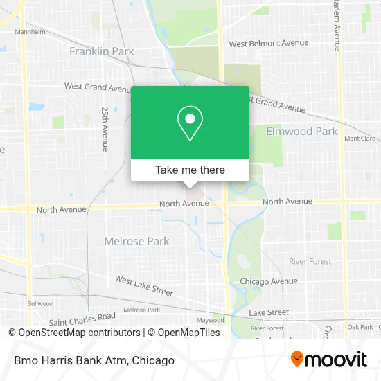 Bmo Harris Bank Atm map