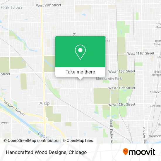 Handcrafted Wood Designs map