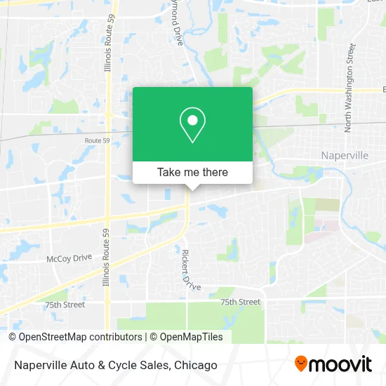 Naperville Auto & Cycle Sales map