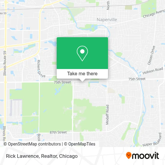 Rick Lawrence, Realtor map