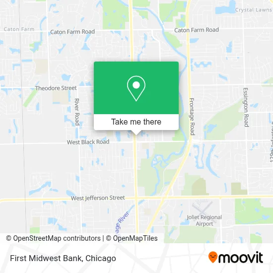 First Midwest Bank map
