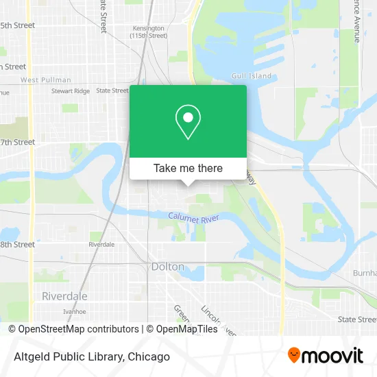 Altgeld Public Library map