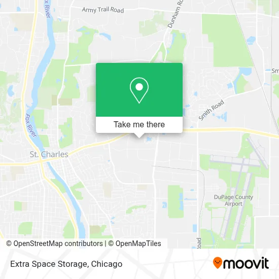 Extra Space Storage map