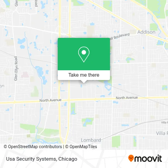 Usa Security Systems map