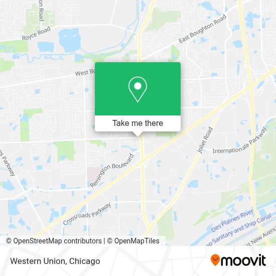 Western Union map