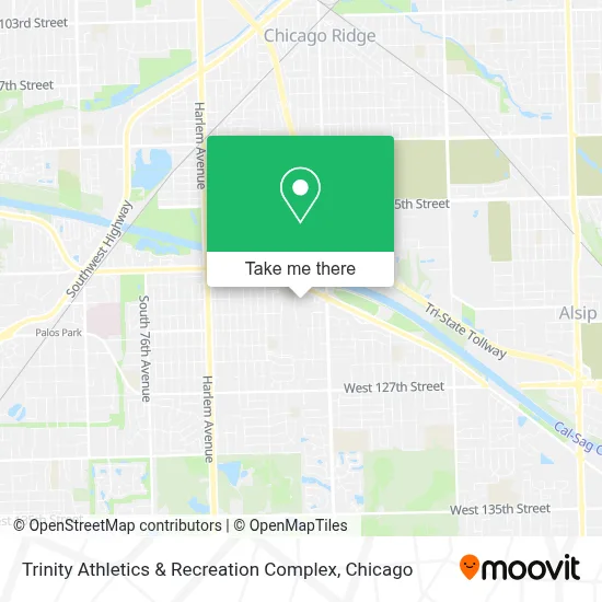 Trinity Athletics & Recreation Complex map