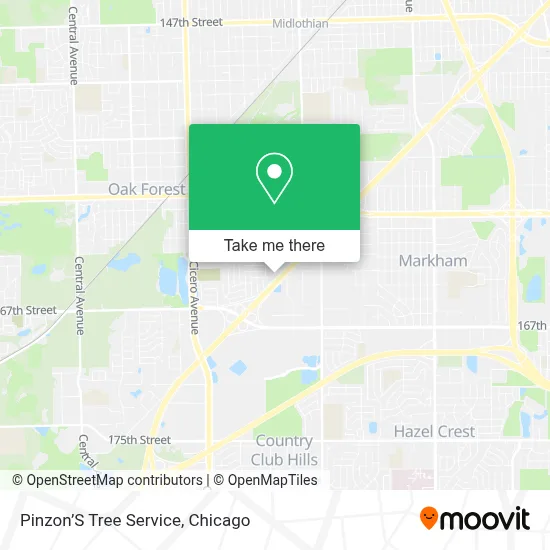 Pinzon’S Tree Service map