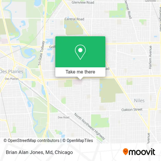 Brian Alan Jones, Md map