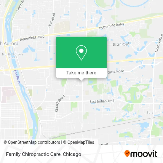 Family Chiropractic Care map