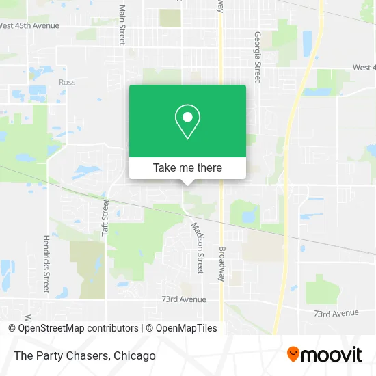 The Party Chasers map