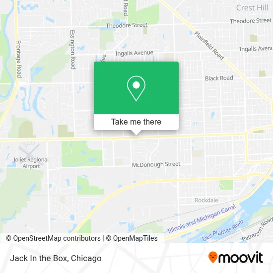 Jack In the Box map