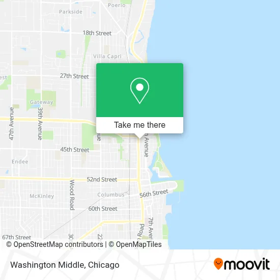 Washington Middle map
