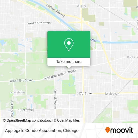 Applegate Condo Association map