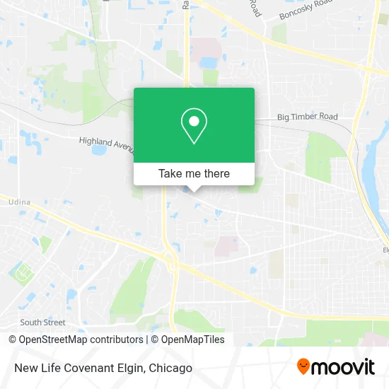 New Life Covenant Elgin map