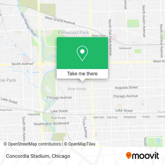Concordia Stadium map