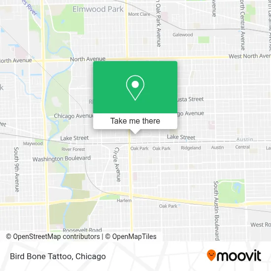 Bird Bone Tattoo map
