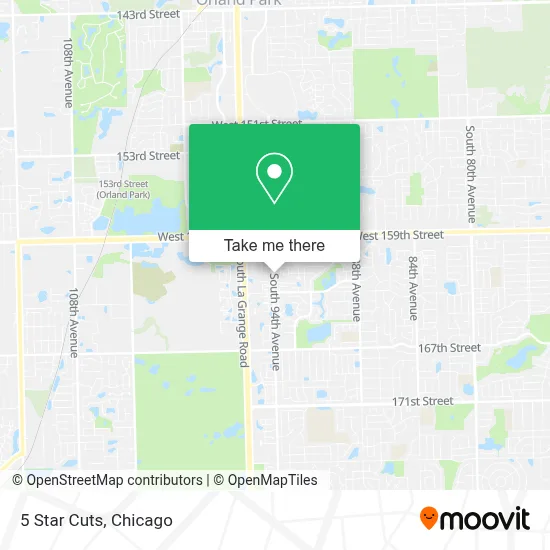 5 Star Cuts map