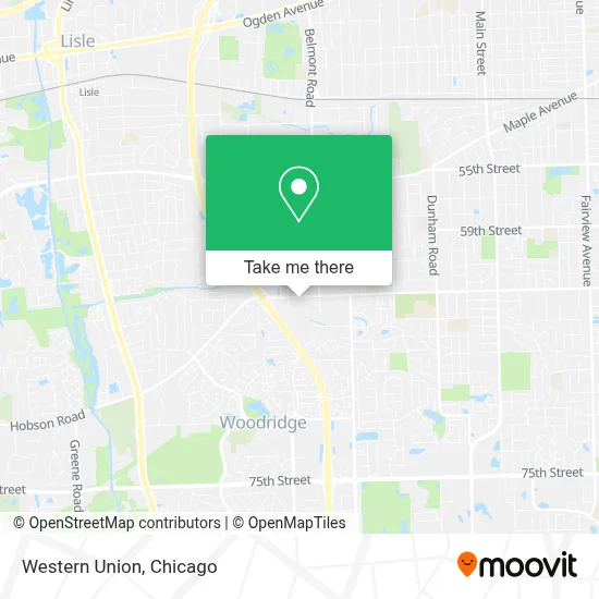 Western Union map