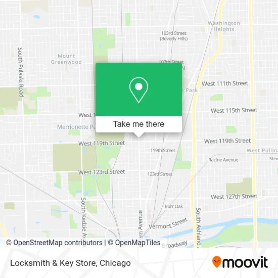 Locksmith & Key Store map
