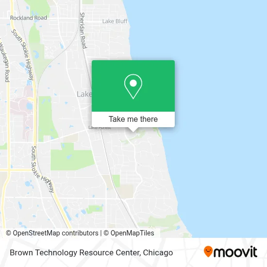 Brown Technology Resource Center map