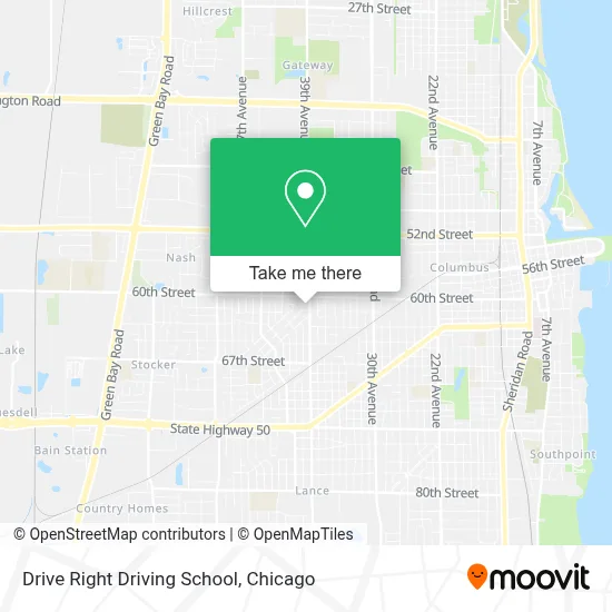 Drive Right Driving School map