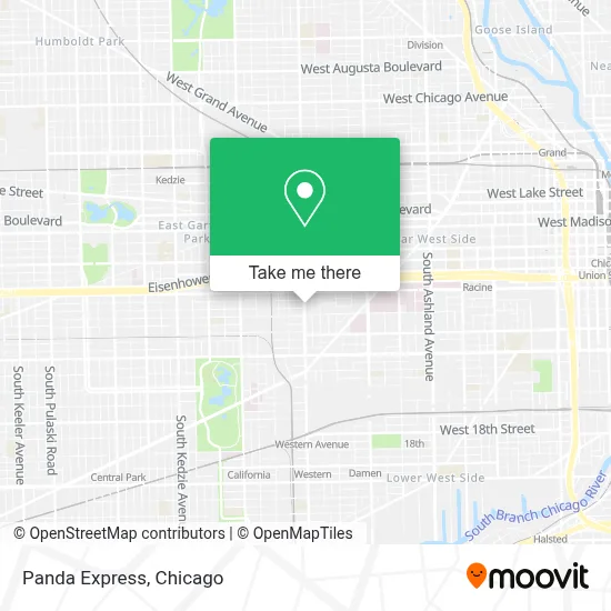 Panda Express map