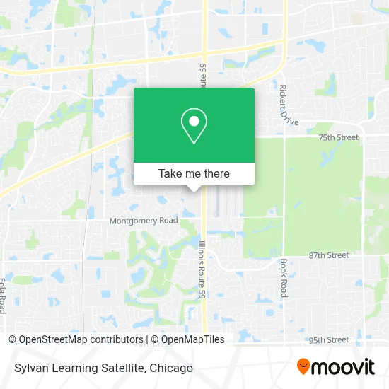 Sylvan Learning Satellite map