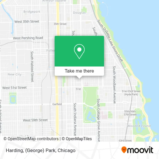 Harding, (George) Park map