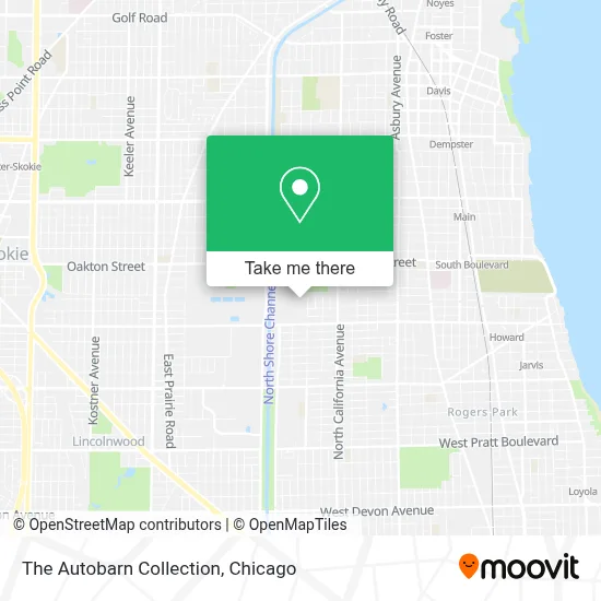 The Autobarn Collection map