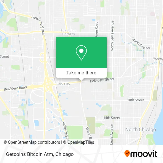 Getcoins Bitcoin Atm map