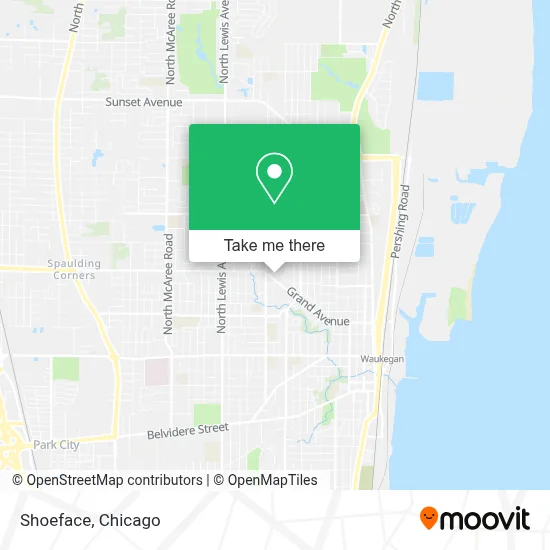 Shoeface map