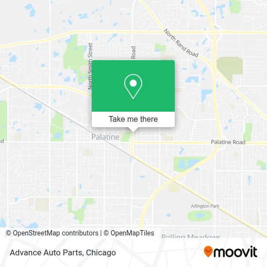 Advance Auto Parts map